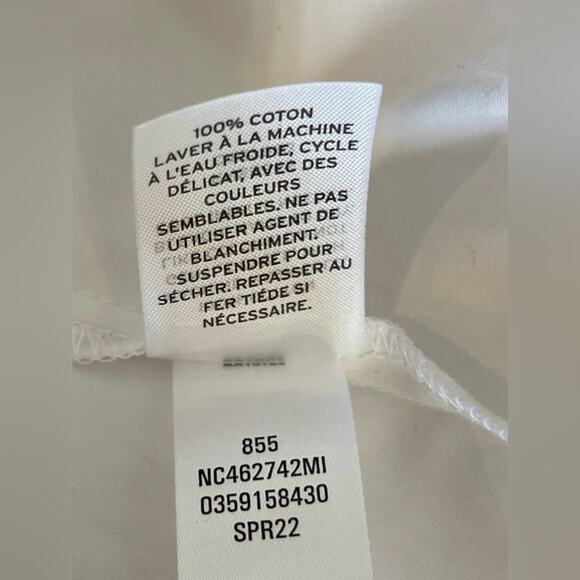 New ~ NORDSTROM ~ Puff Sleeve Belted 100%  Cotton Dress ~ VACAY CRUISE - Picture 7 of 11